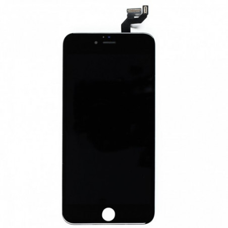 Écran Complet Noir Compatible pour iPhone 6s + Vitre Tactile