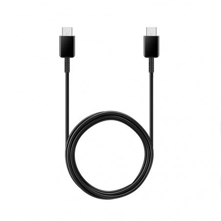 Câble Samsung Galaxy (1.80m) USB-C / USB-C GP-TOU021RFCBW Noir Origine