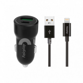 Chargeur Voiture 20W avec cable Usb vers Iphone