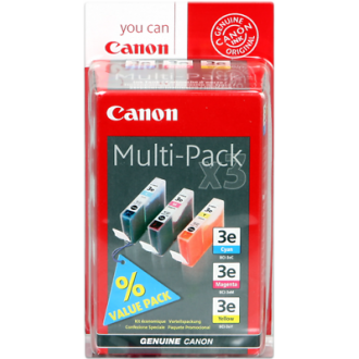 MultiPack Canon 3e (Jaune,Magenta,Cyan)