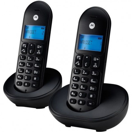 Telephone Fixe Motorola T102 Noirs