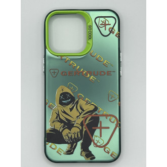 Coque Fashion Case Pour iPhone 13 Pro (VERT)