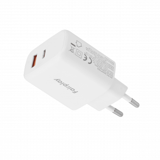 Chargeur secteur USB-A & USB-C 65W - Fairplay
