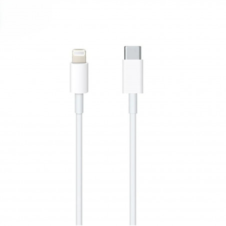 Apple Câble USB-C vers connecteur apple 1M Blanc (Bulk – sans emballage)