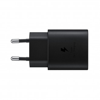 Chargeur secteur 25W USB-C Noir (Bulk – sans emballage)