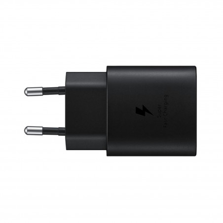 Chargeur secteur 25W USB-C Noir (Bulk – sans emballage)