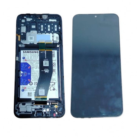 Ecran LCD Compatible avec Samsung A14 5G (A146P) - Avec Châssis et batterie ReLife préinstallé