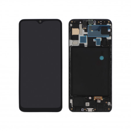 Ecran OLED Complet Avec Châssis Compatible avec Samsung A50 (A505F))