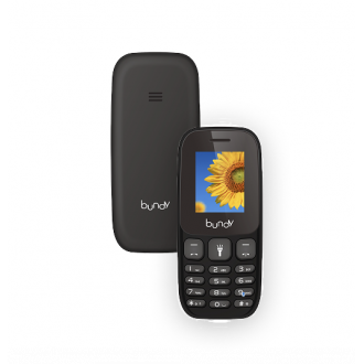 Téléphone Bundy Mobile Essential UNO Noir | 1.8" | FM...