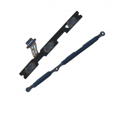 Bouton Power/Volume Bleu Compatible avec Huawei Y5 2019