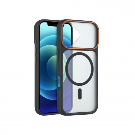 Coque Antichoc PHANTOM Pour iPhone 13 / 14 - Protection Renforcée avec Béquille - Noir