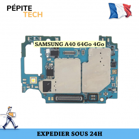 Carte Mère Originale Samsung Galaxy A40 (A405F) - 64Go / 4Go RAM - PULLED (Démontée d'origine)