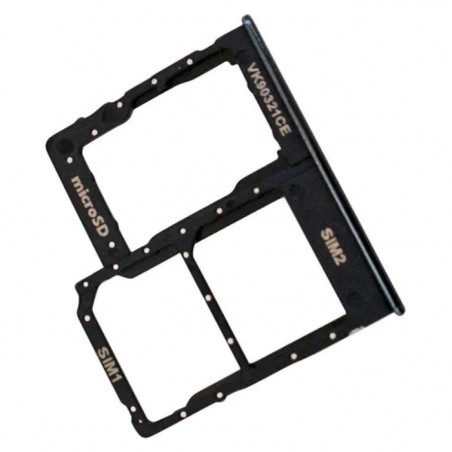 Tiroir Carte SIM + Micro SD - Samsung Galaxy A40 (A405F) - Noir - Original Reconditionné