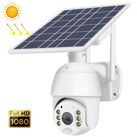 Caméra de Surveillance Wi-Fi Solaire Jortan (JT- 8181QP) - Haute Définition