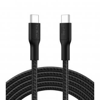 Câble BELKIN USB-C vers USB-C 240W Tressé 3m - Ultra...