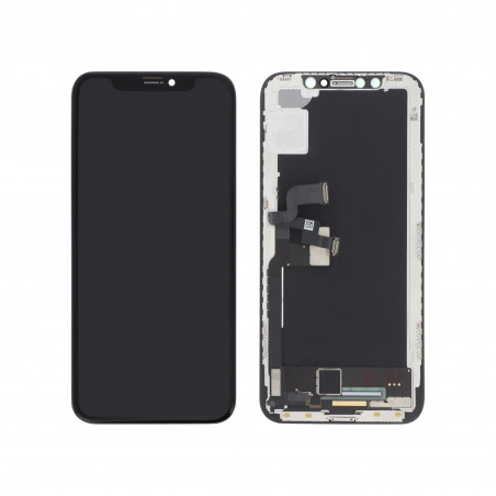 Écran Complet iPhone X Reconditionné - Qualité OLED d'Origine - Noir