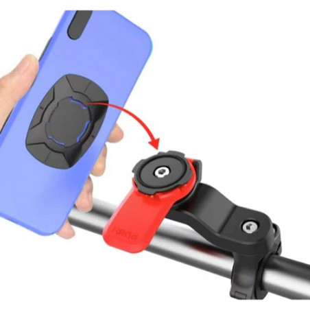 Support Téléphone Vélo et Moto Haute Résistance avec Verrouillage de Sécurité Universel pour Téléphone