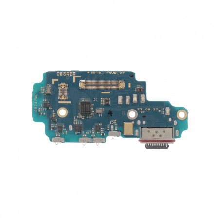 Connecteur de Charge & Lecteur SIM - Samsung Galaxy S23 Ultra (SM-S918B) - Reconditionné d'Origine