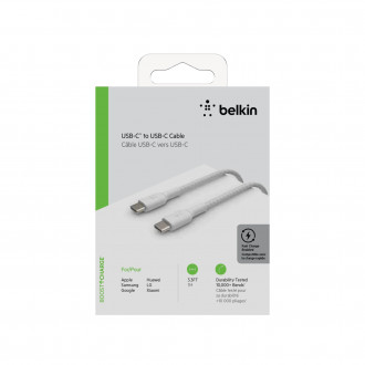 Câble Belkin USB-C vers USB-C (1m) - Charge Rapide 60W