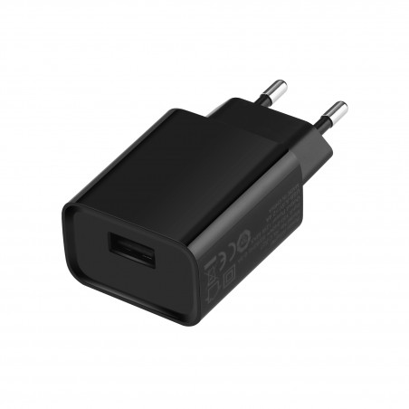 Chargeur 12W USB-A Noir