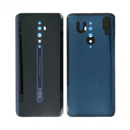 Cache Arrière Premium pour OPPO Reno2 Z Noir - Face Arrière Verre - Neuf