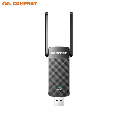 Clé WiFi 6 USB Comfast CF-952AX V2 - AX1800 Mbps - Haute Vitesse Dual Band