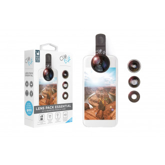 Pack 4 Objectifs Clipeyz Essential pour Smartphone -...