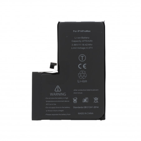 Batterie Haute Capacité pour iPhone 14 Pro Max (Technologie Ti)
