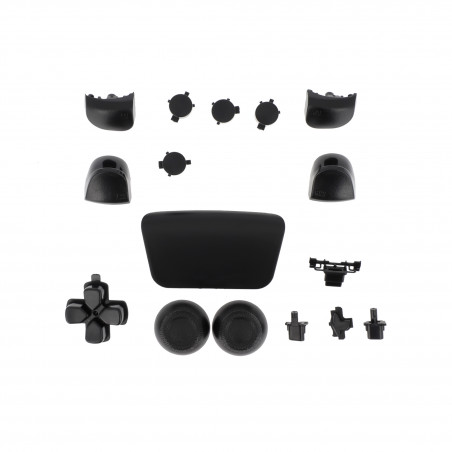 Kit complet 16 Boutons pour Manette PS5 DualSense - Noir - Compatible BDM-020