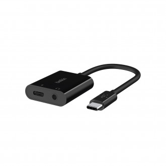 Adaptateur Belkin USB-C vers USB-C 60W et Jack 3,5mm