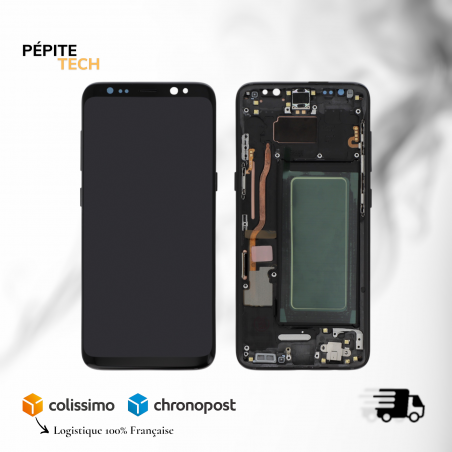 Ecran LCD Original pour Samsung S8 (G950F) Avec Châssis - Original Reconditionné