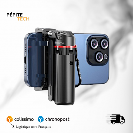 Trépied et Perche à Selfie 2-en-1 DEVIA Pro 2 avec Télécommande Bluetooth
