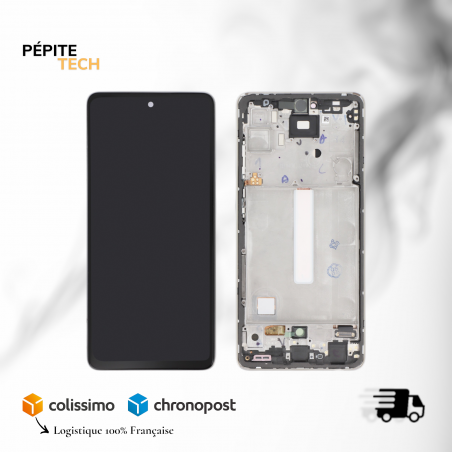 Écran OLED Complet + Châssis pour Samsung Galaxy A52 4/5G (A525/A526B) - Blanc