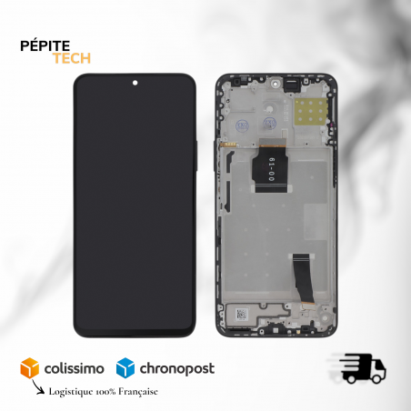 Ecran LCD Complet Noir Compatible Avec Honor X8A (avec châssis)