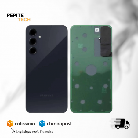 Vitre Arrière Premium Compatible Avec Samsung Galaxy A55 5G A556 - Bleu Nuit