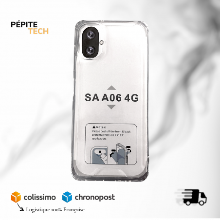 Coque de Protection Transparente Renforcée pour Samsung Galaxy A06 4G
