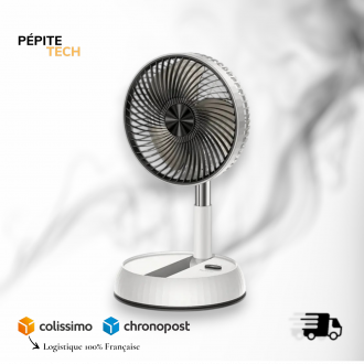 VENTILATEUR - Yesido YF11- Pliable - 3 Vitesse - Blanc