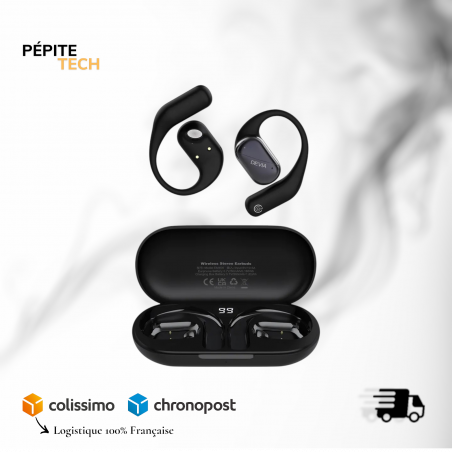 DEVIA OWS Pro1 (EM401) – Écouteurs TWS Bluetooth avec Boîtier de Charge