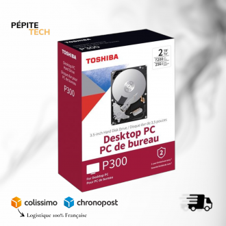 Disque Dur Interne 3.5" Toshiba P300 2 To (HDWD220UZSVA)