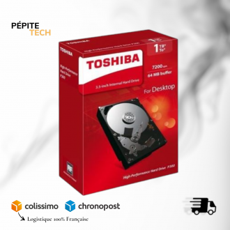 Disque Dur Interne Toshiba P300 1 To - 3.5" SATA III...