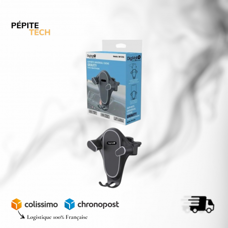 Support Smartphone Universal pour Voiture Digivolt SM-5356 - Fixation Grille d'Aération