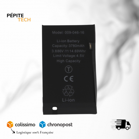 Batterie Compatible iPhone 16 Haute Capacité (Ti) - Pièce de Remplacement Haute Qualité