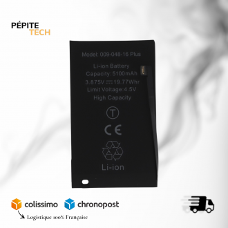 Batterie Compatible iPhone 16 Plus Haute Capacité (Ti) -...