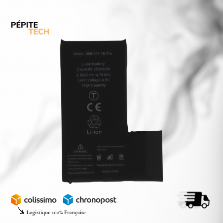 Batterie Compatible iPhone 16 Pro Haute Capacité (Ti) - Pièce de Remplacement Haute Qualité