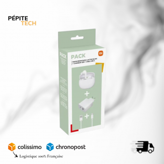 Pack Ecouteurs sans fil intra auriculaire Xiaomi Redmi...