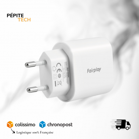 Chargeur Secteur Fairplay USB-C 20W