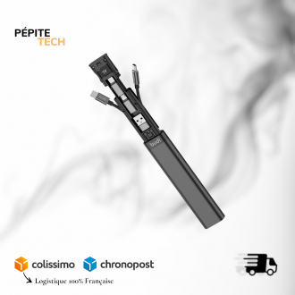 Bâton Câble Multi-Usage 9-en-1 Budi - Charge,...
