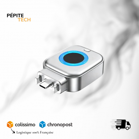 Adaptateur USB-C Anti-Surcharge Intelligents avec Déconnexion Physique Automatique