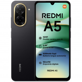 Smartphone - XIAOMI - Redmi A5 4G - 128Go 4Go RAM Double...