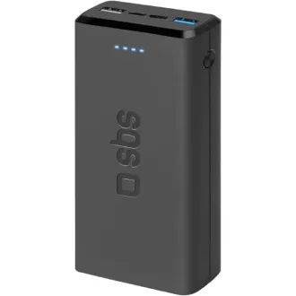 SBS Powerbank SBS 20 000 mAh 2 x USB 2,1 A Noir